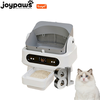 Bac à litière automatique pour chats de grande taille, intelligent, électrique, à ouverture supérieure, auto-nettoyant, avec télécommande Tuya