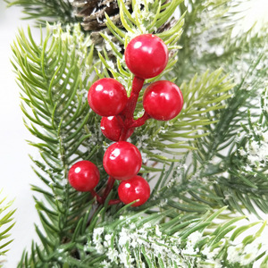 Guirnalda de Navidad Ecológica de 40 cm, Decoración Navideña para Interiores y Exteriores, Guirnalda de Ratán - Product Image 3