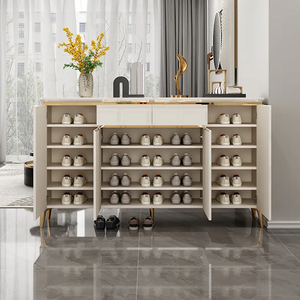 Scarpette moderne organizzatore di stoccaggio bagno di lusso in legno scarpe mobile <span class=keywords><strong>scarpiere</strong></span> in salotto <span class=keywords><strong>per</strong></span> l'ingresso - Product Image 2