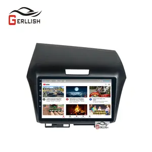 Gerllish 9 אינץ מסך מגע סטריאו לרכב מולטימדיה DVD GPS ניווט נגן להונדה ירקן 2013-2017 LHR