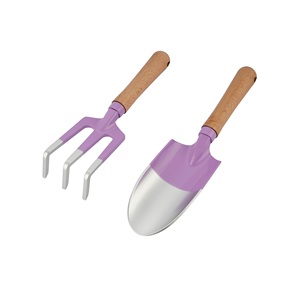 <strong>Mini</strong> Aluminum Garden Handheld <strong>Tools</strong> Set Custom Wooden Handle Includes Leaf Claw Rake Small Shovel Industrial OEM Customizable - Product Image 3