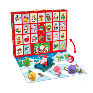Boîte-cadeau de Noël Poke Fun Pull Back Cars Holiday Surprise 24pcs Boîte aveugle pour enfants Faveurs de fête de Noël et bas de Noël - Product Image 1