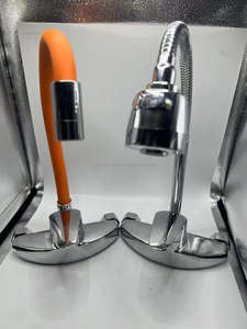 Moderno contemporaneo lavello da cucina rubinetti a parete zinco <span class=keywords><strong>rubinetto</strong></span> da cucina tubo flessibile tirare verso il basso caldo e freddo miscelatore rubinetti - Product Image 4