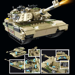 โรงงานโวมา รับผลิตแบบ OEM ODM ชุดตัวต่อรถถังรุ่น C0125 ของเล่นตัวต่อ DIY ประกอบเอง รถถังสงครามโลกครั้งที่ 2 รุ่น M1R2 - Product Image 2