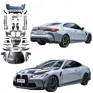 Kit de carrocería de modelo G82 M4 de Material PP de alta calidad, rejilla de parachoques de coche para BMW 4-Series G22 G23 2020 2021 2022 <span class=keywords><strong>2023</strong></span> <span class=keywords><strong>420i</strong></span> 430i, kit de carrocería - Product Image 1