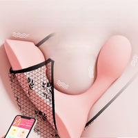 Hot Sale Fernbedienung Flapping Strap auf Dildo Vibrator für Frauen Klitoris Stimulator Vibrierende Höschen Sexspielzeug für Frauen