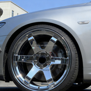 ล้ออัลลอยด์ฟอร์จ Chrome <span class=keywords><strong>TE37</strong></span> ขนาด 17 18 19 20 นิ้ว 5x120 5x112 5x114.3 สำหรับ BMW Mercedes Audi Porsche Subaru Mazda - Product Image 5