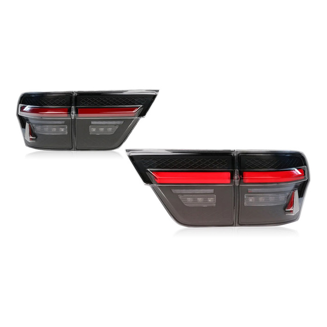 TYPY for JEEP Grand Cherokee Taillight Assemblies with LED Rear Lights Running Lights Turn Signals Plug and Play 2011-2013
