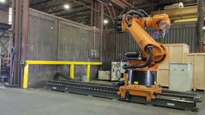 Robot Linear Rail Linear Track With KR 120 R3100 Industrial Robot for Linear Robot Arm Palletizing Handling Assembly - Product Image 6
