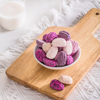 Nouvelle arrivée Snacks croquants populaires Saveur de noix de coco Fruits lyophilisés croquants Fraise myrtille mangue