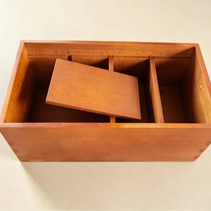 Office Organizer Solid Wood Rectangular <b>Desk</b> Storage Box For Stationery And <b>Electronics</b> - Product Image 4