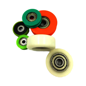 ลูกล้อประตูห้องอาบน้ำแบบลูกปืน ขนาด 5x25x9 มม. พร้อมตัวล็อค 19/23/25 มม. ลูกล้อเลื่อนสำหรับห้องอาบน้ำ รางลูกปืนร่องลึก - Product Image 4