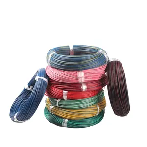 OEM UL1570 PTFE Coating Insulated Single Core 0.75mm High Temperature Wires Cable For Machine