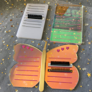 Kits d'extensions de cils professionnels de haute qualité, durables, magnétiques, personnalisables, en acrylique, avec des tuiles de cils en forme de papillon, de marque Dragon Premium - Product Image 6