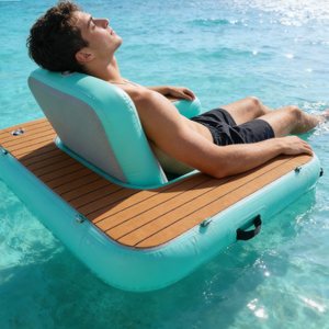 Fauteuil hamac <span class=keywords><strong>gonflable</strong></span> personnalisé en Drop Stitch pour <span class=keywords><strong>piscine</strong></span>, mer, rivière, extérieur, avec prix d'usine - Product Image 2