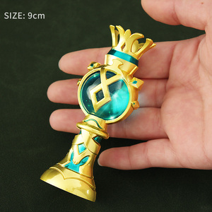 Póster de juego Xiao y Venti, desplazamiento para dormitorio, decoración familiar moderna, conjunto de metal <span class=keywords><strong>Genshin</strong></span> <span class=keywords><strong>Impact</strong></span> - Product Image 4