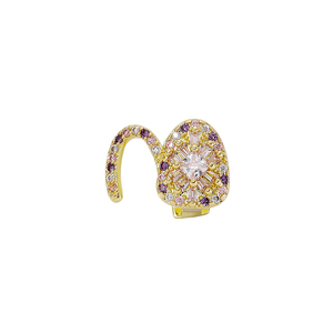 Grillz dentaire unique Hip Hop Iced Out avec CZ rose et violet, plaqué or et <span class=keywords><strong>argent</strong></span>, pour hommes et femmes, vente <span class=keywords><strong>en</strong></span> gros - Product Image 6