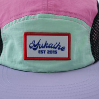 Gorras de Correr de Poliéster Yukaihe de Alta Calidad, Deportivas, con Parche de Logotipo Tejido Personalizado, Transpirables, Ajustables, de 5 Paneles