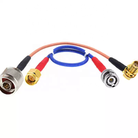 Connecteur N Type vers SMA Mâle/Femelle à Sertir pour Câble Coaxial RG316, Rallonge Pigtail L16 N vers SMA, Livraison Rapide, Laiton RF