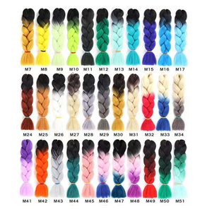 Capelli intrecciati jumbo di estensione dei capelli sintetici di espressione africana - Product Image 3