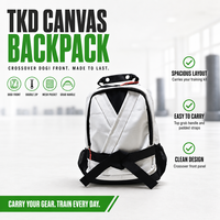 Sac de sport imperméable grande capacité pour arts martiaux, sac à dos durable pour entraînement de Taekwondo, Karaté, MMA