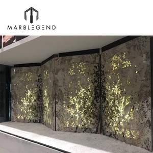 One-Stop-Lösung Luxus Stein hinter leuchtete Platte Brasilien Granit <span class=keywords><strong>Delicatus</strong></span> weißer Granit für Villa Wand - Product Image 2