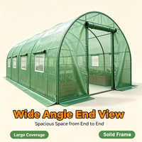 Kit de construction de serre de jardin DIY, couverture transparente en PE pour l'horticulture amateur en arrière-cour