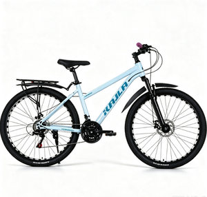 Mountain Bike con Telaio Inclinato per Adulti con Freni a Disco per Cross-Country - Bici da Montagna per Studenti e Pendolari con Portapacchi - Product Image 5