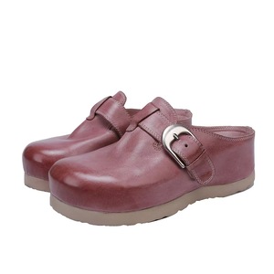 Nouvelles sandales d'été 2025 pour femmes, en cuir vintage, à enfiler, pour l'extérieur - Product Image 2