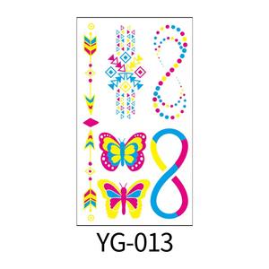 Nouvel autocollant de <span class=keywords><strong>tatouage</strong></span> temporaire fluorescent marin papillon pour les fêtes de concerts de festival de musique Bars en couleur blanche - Product Image 6