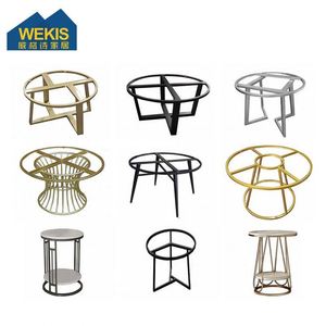 Base de Mesa Moderna WEKIS para Oficina, Hotel, Escuela, Restaurante, Mesa de Comedor, Mesa de Café, Estructura de Metal Negro, Hierro Fundido, Acero - Product Image 5