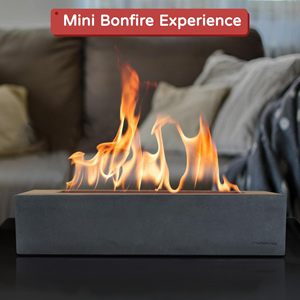 Poêle à feu à alcool éthanol en béton durable Cheminée Propane Inodore Brasero de bureau sans fumée Mini foyer résistant à la chaleur - Product Image 3