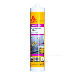 Sellador Adhesivo de Silicona de Doble Componente <span class=keywords><strong>Sika</strong></span> MP, Resistente al Moho e Impermeable, para Cocina, Baño, Borde de Estufa, Inodoro - Product Image 1