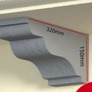 Moulures extérieures légères et sûres en EPS isolant pour la décoration murale de villas, résistantes à la pourriture et à l'humidité - Vente en gros fabricant - Product Image 2