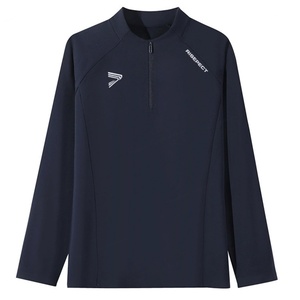 Sweat-shirt 1/4 zip Cozy Warmth avec doublure velours, technique de collage sans couture, coupe ajustée pour l'entraînement hivernal et les tenues décontractées - Product Image 4