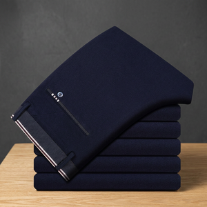 Pantalones Formales de Negocios para Hombre, Estilo Casual, Largos, Elásticos, Rectos, Tallas Grandes 28-40, Estilo C, para Primavera y Otoño - Product Image 3