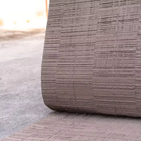 Les nouveaux carreaux flexibles MCM en forme de bois scié Le revêtement en pierre douce modifie les carreaux en matériaux minéraux pour la décoration de villa et de murs extérieurs