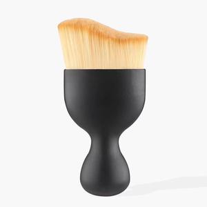 Brocha de Maquillaje en Forma de Herradura, Brocha de Base de Lana Suave con Diseño de Onda, Brocha con Salida de Aire, Soporte para Brocha, <span class=keywords><strong>Mango</strong></span> de Plástico con Logotipo Personalizado - Product Image 6
