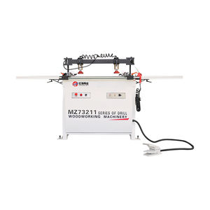 Qingdao נגרות נגר בשורה אחת מכונת קידוח אופקי נגרות רב כרסום מכונת קידוח - Product Image 1