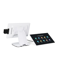 Caja Registradora Comercial con Pantalla para Clientes N95 N97, Dispositivo POS con WiFi 6, Windows 11, Sin Ventilador, 15.6 Pulgadas, Certificación CE FCC, Sistema POS con NFC