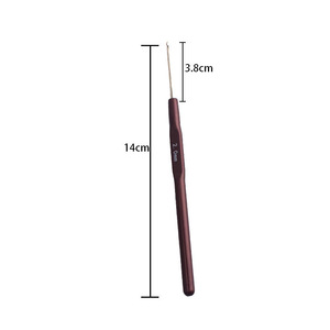 Herramienta de rastas de 0,5-2,5 MM al por mayor gancho de ganchillo pequeño de aluminio con <span class=keywords><strong>aguja</strong></span> de gancho de mango de plástico <span class=keywords><strong>para</strong></span> extensión de <span class=keywords><strong>cabello</strong></span> Loc - Product Image 3