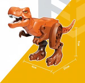 Jouet éducatif attrayant en plastique transformable : Ensemble de jeu Dinosaure Combatteur à deux modes pour enfants, jeu STEM avec transformation - Product Image 1
