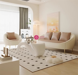 Yicheng belleza venta al por mayor tienda de belleza peluquería recepción sofá sala de espera sofá pequeño con precio barato - Product Image 6