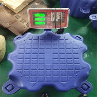 Plateformes flottantes modulaires en HDPE pour aquaculture, cages de pêche, ponts flottants, quais pour bateaux et plateformes pour bateaux à pistons, résistantes aux UV