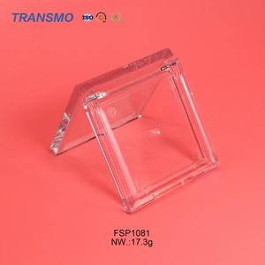 บรรจุภัณฑ์บลัชออนแบบกดอัดจากพลาสติกรีไซเคิล  ตลับใส่บลัชออนเนื้อครีมแบบโปร่งใส  บรรจุภัณฑ์เปล่า - Product Image 5