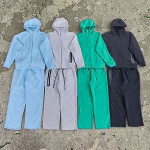 Nuova <span class=keywords><strong>Tuta</strong></span> Sportiva in Pile Tecnico con Cappuccio e Zip, Set Originale NOCTA in Due Pezzi, Abbigliamento da Palestra e Allenamento per Uomo - Product Image 1