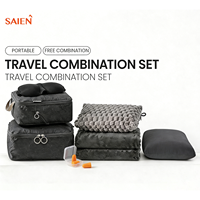 Luxuriöse Memory-Schaum Reisetasche Tragbare U-Form Atmungsaktiver Stoff Umweltfreundlich Anti-Milben