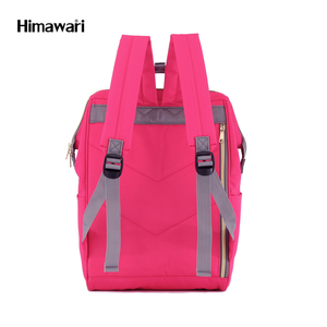 <span class=keywords><strong>Himawari</strong></span> กระเป๋าเป้สะพายหลังกันน้ำทำจากโพลีเอสเตอร์สีบานเย็น9001 2023สำหรับเด็กผู้หญิงพร้อมที่ชาร์จ USB - Product Image 4
