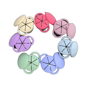 Recipiente para Snacks de Acero Inoxidable y Silicona, Extraíble, Antiderrames, Apto para Lavavajillas, con Tapa - Product Image 3