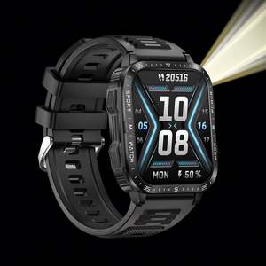 Reloj Inteligente Deportivo KT79, Resistente al Agua 30M, Correa con Pantalla de 1.96 Pulgadas, Batería de 430mAh, Linterna Potente, Monitor de Sueño, Llamadas Bluetooth, Precio - Product Image 4